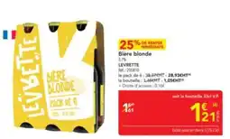 METRO LEVRETTE Bière blonde 5,7% offre