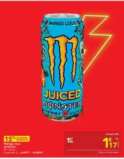 METRO MONSTER Mango loco offre