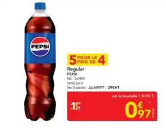METRO PEPSI Regular offre