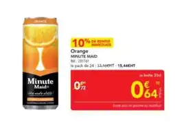 METRO MINUTE MAID Orange offre