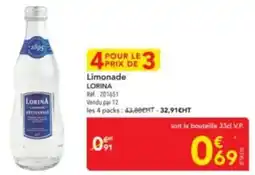 METRO LORINA Limonade offre