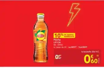 METRO LIPTON Pêche offre