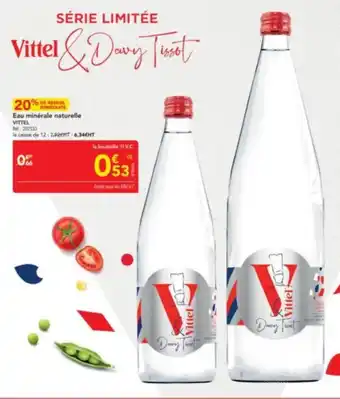 METRO VITTEL Eau minérale naturelle offre