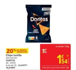 METRO DORITOS Chips tortilla gout sweet chili offre
