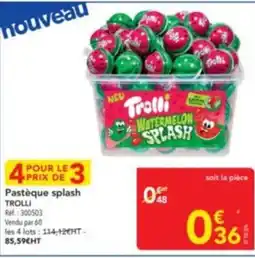 METRO TROLLI Pastèque splash offre