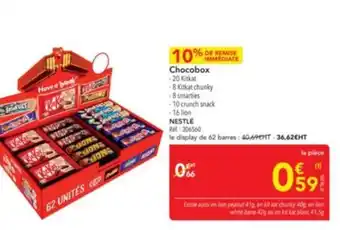 METRO NESTLÉ Chocobox offre