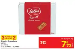 METRO LOTUS Biscuits Speculoos offre