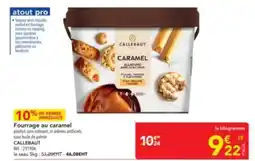 METRO CALLEBAUT Fourrage au caramel produit sans colorant, ni armes artificiels sans huile de palme offre