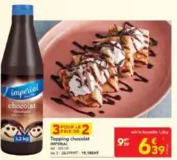 METRO IMPERIAL Topping chocolat offre