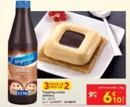 METRO IMPERIAL Topping moka offre