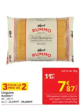 METRO RUMMO Linguine offre