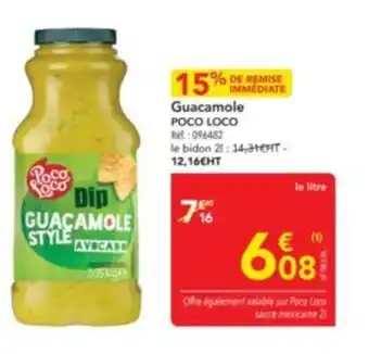 METRO POCO LOCO Guacamole offre