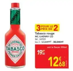 METRO MC ILHENNY CO Tabasco rouge offre