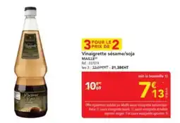 METRO MAILLE Vinaigrette sésame/soja offre