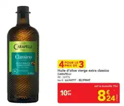 METRO CARAPELLI Huile d'olive vierge extra classico offre