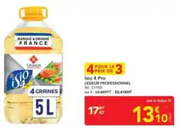 METRO LESIEUR PROFESSIONNEL Isio 4 Pro offre