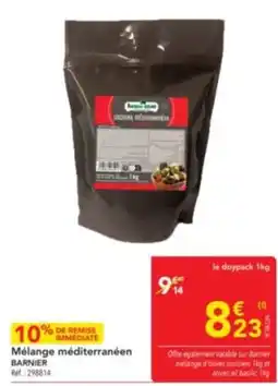 METRO BARNIER Mélange méditerranéen offre
