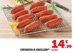 Hyper U Chorizo à griller offre