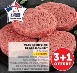 Hyper U Viande bovine steak haché offre