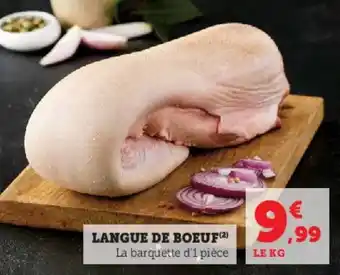 Hyper U Langue de boeuf offre