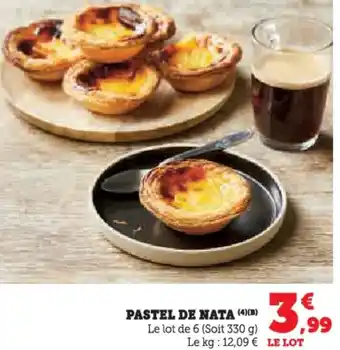 Hyper U Pastel de nata offre