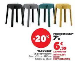 Hyper U Tabouret offre