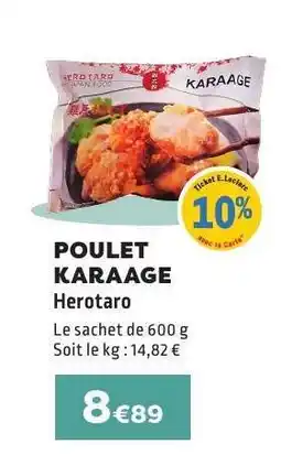 E.Leclerc POULET KARAAGE offre