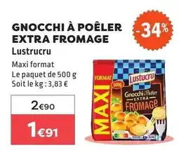 E.Leclerc Gnocchi à poêler extra fromage offre