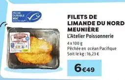E.Leclerc FILETS DE LIMANDE DU NORD MEUNIÈRE offre