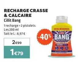 E.Leclerc RECHARGE CRASSE & CALCAIRE offre