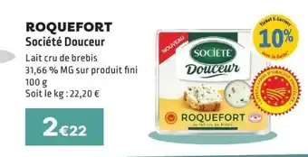E.Leclerc ROQUEFORT Société Douceur offre