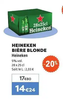 E.Leclerc HEINEKEN BIÈRE BLONDE offre