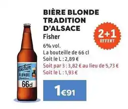 E.Leclerc BIÈRE BLONDE TRADITION D'ALSACE offre