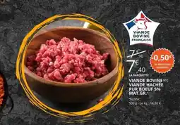 E.Leclerc VIANDE HACHEE PUR BOEUF 5% MAT.GR offre