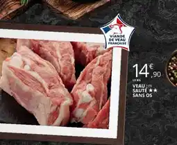 E.Leclerc Veau : Sauté*** Sans Os offre