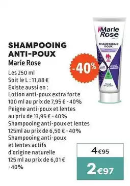 E.Leclerc SHAMPOOING ANTI-POUX offre