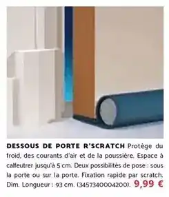 Bricomarché Dim - dessous de porte r'scratch offre