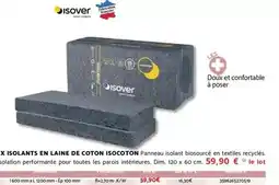 Bricomarché Isover - isolants en laine de coton offre