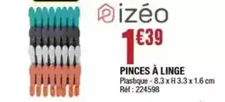 La Foir'Fouille Izéo - pinces à linge offre