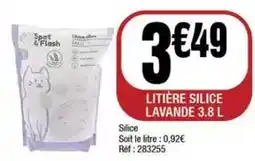 La Foir'Fouille Flash - litière silice lavande offre