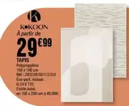 La Foir'Fouille Kokoon - tapis offre