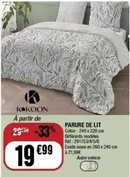La Foir'Fouille Kokoon - parure de lit offre