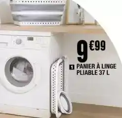 La Foir'Fouille Panier à linge pliable 37 l offre