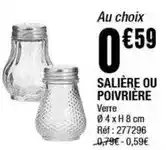 La Foir'Fouille Salière ou poivrere offre