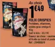La Foir'Fouille Purina - felix crispies offre