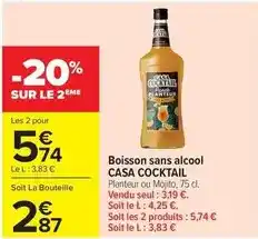 Carrefour Drive Casa - boisson sans alcool offre