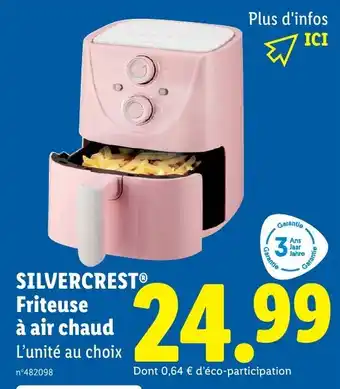 Lidl SILVERCREST Friteuse à air chaud offre