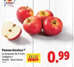 Lidl Pomme bicolore offre