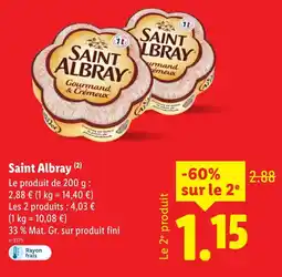 Lidl Saint albray offre