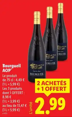 Lidl Bourgueil aop offre